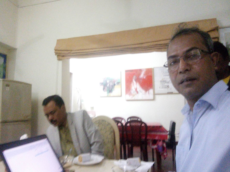 Shairing with Saidur bhai